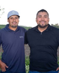 The cellar crew Octavio and Rigoberto